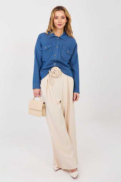  Kurtka Damska Model IT-KR-FL9568.29P Blue - Rue Paris 