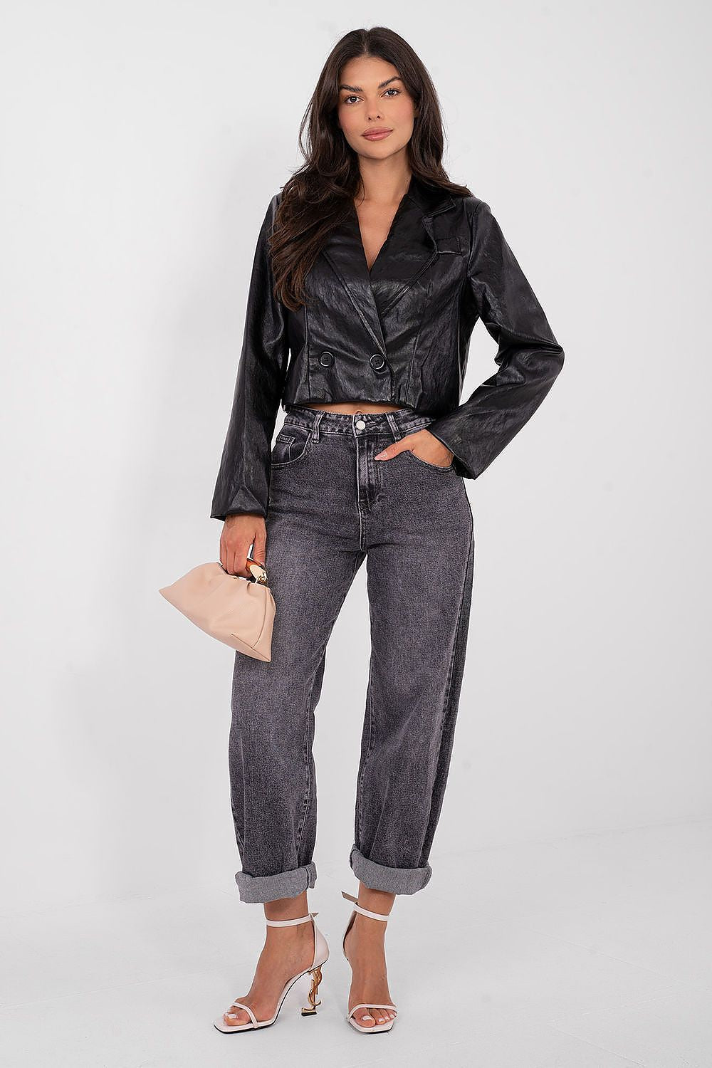   Marynarka Model IT-KR-FL9719-1.36 Black - Rue Paris 