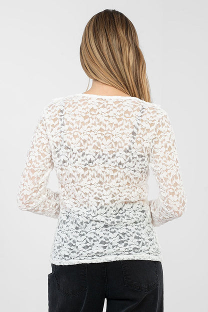   Bluzka Model MI-BZ-M6713.86 Ecru - Rue Paris 