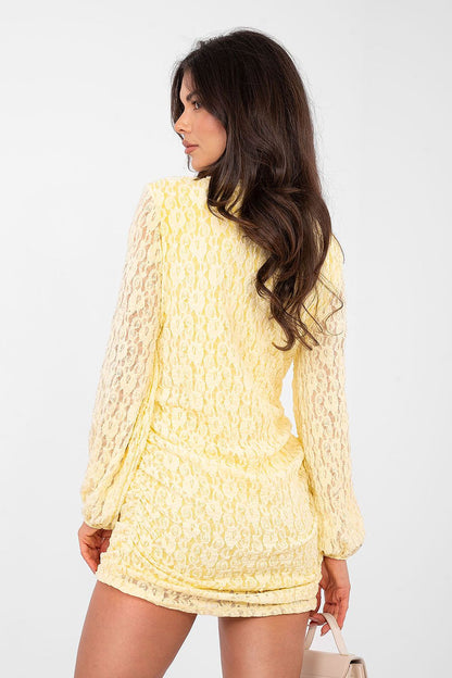  Sukienka Model IT-SK-9975.99 Light Yellow - Italy Moda 
