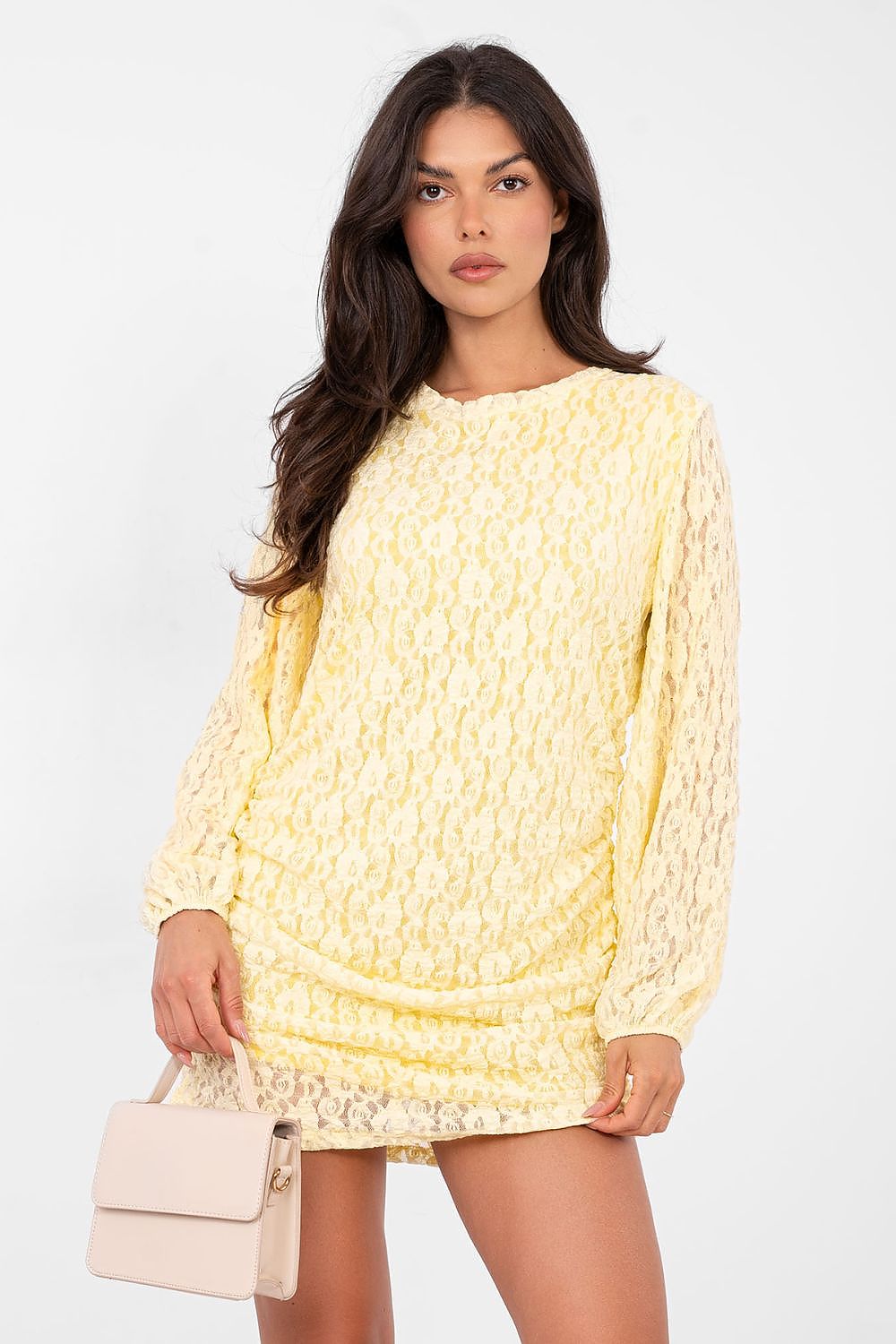  Sukienka Model IT-SK-9975.99 Light Yellow - Italy Moda 