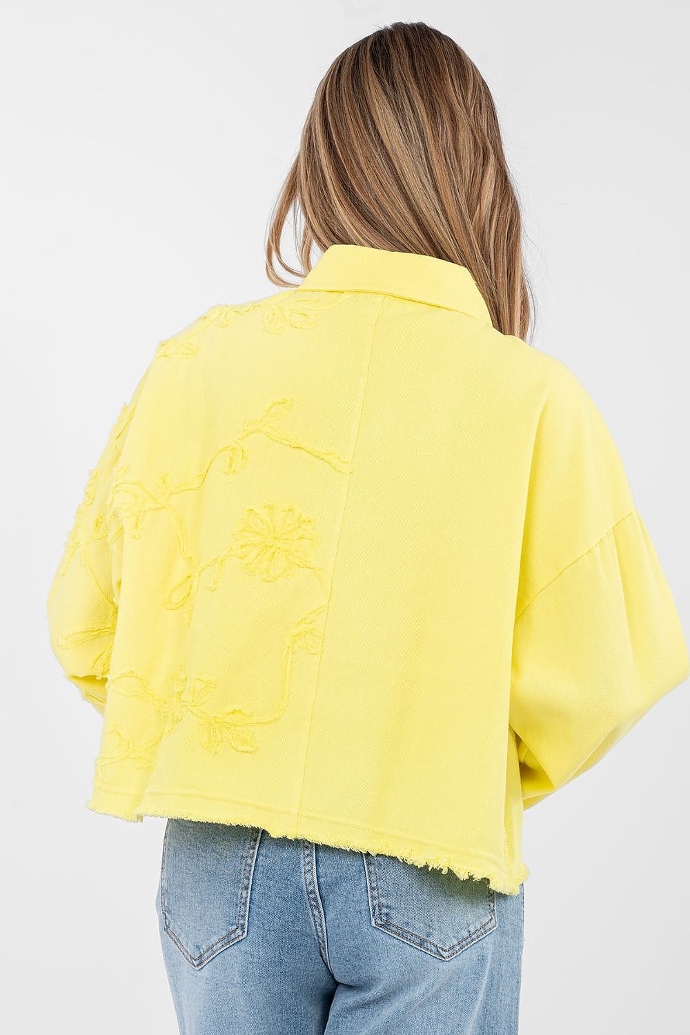   Kurtka Damska Model IT-KR-FL9993.77 Yellow - Rue Paris 