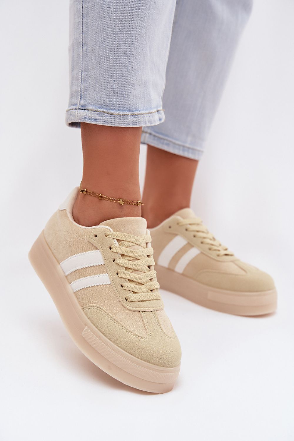   Buty Sportowe Model Giselia 9059 Yellow - Step in style 