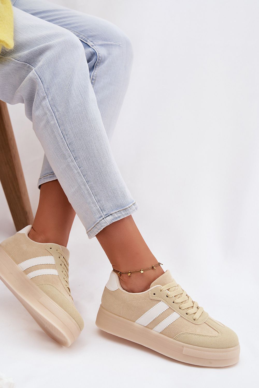   Buty Sportowe Model Giselia 9059 Yellow - Step in style 