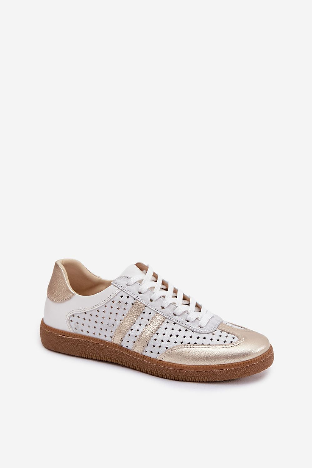   Buty Sportowe Model Zazoo N1318 Silver/Gold - Step in style 