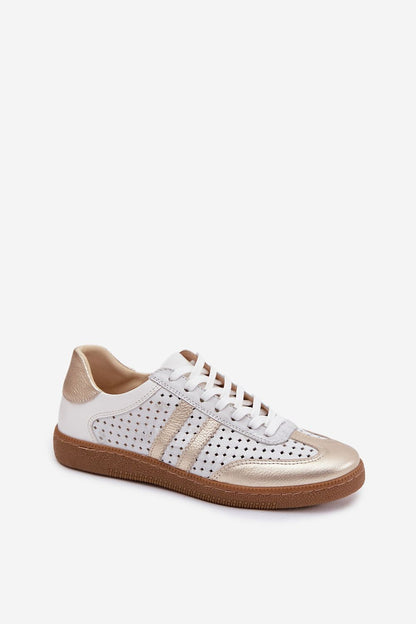   Buty Sportowe Model Zazoo N1318 Silver/Gold - Step in style 