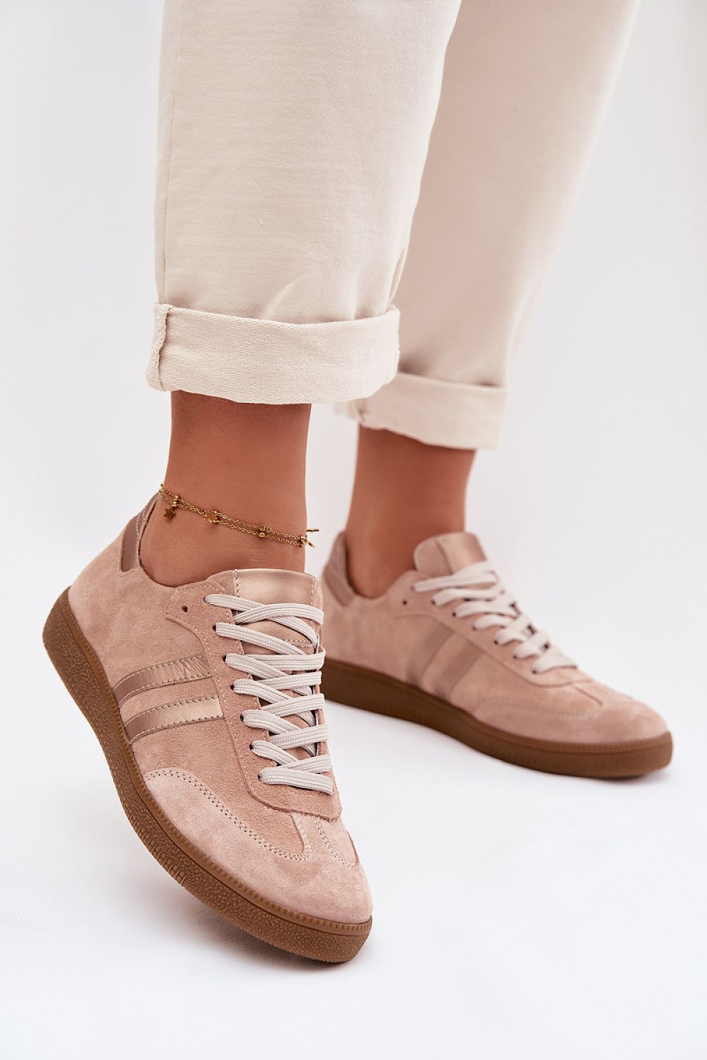  Buty Sportowe Model Zazoo N1068 Dirty Pink - Step in style 
