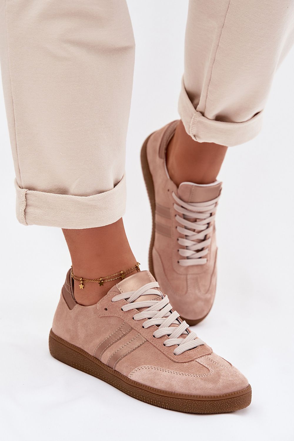   Buty Sportowe Model Zazoo N1068 Dirty Pink - Step in style 