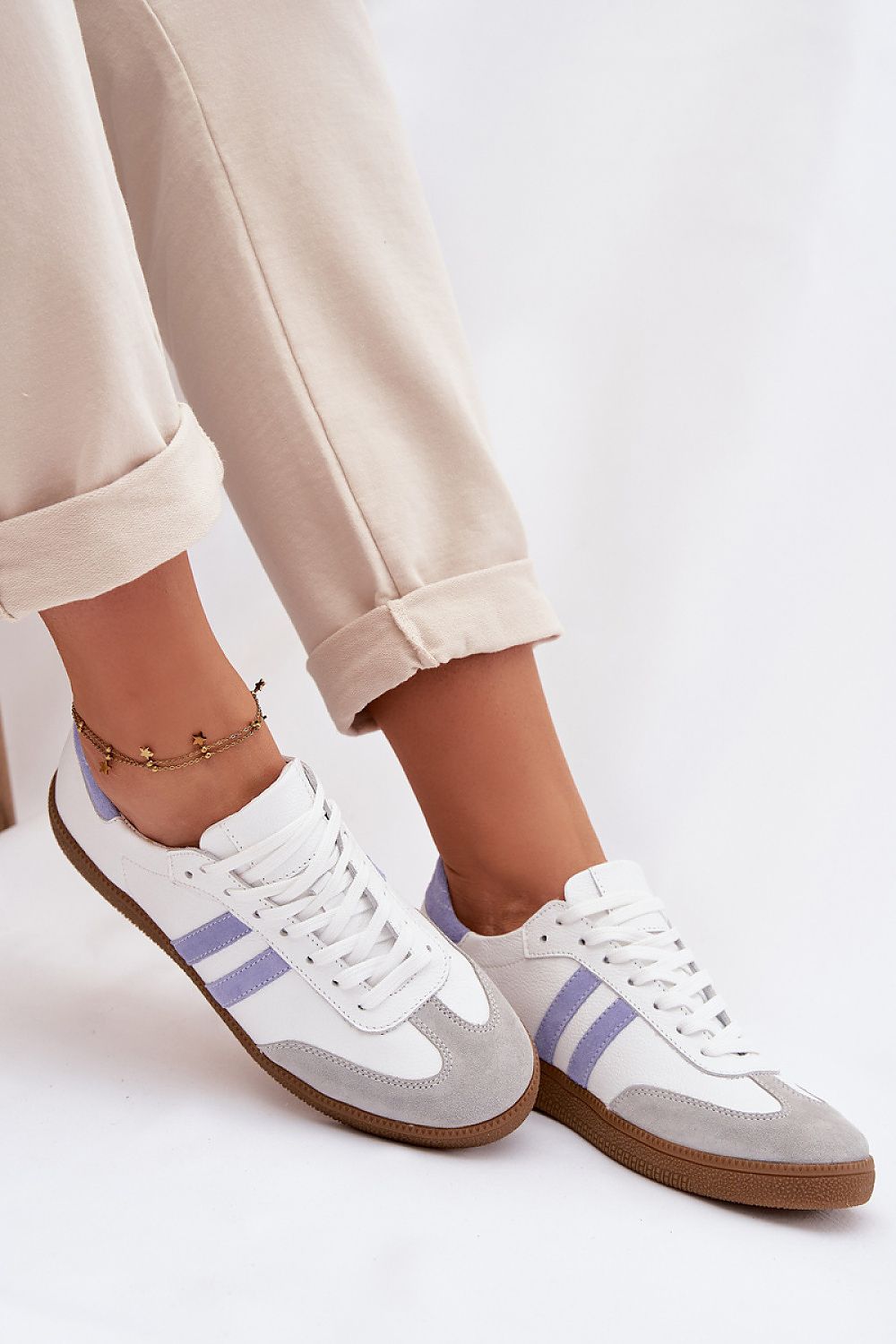   Buty Sportowe Model Zazoo N1068 White/Blue - Step in style 
