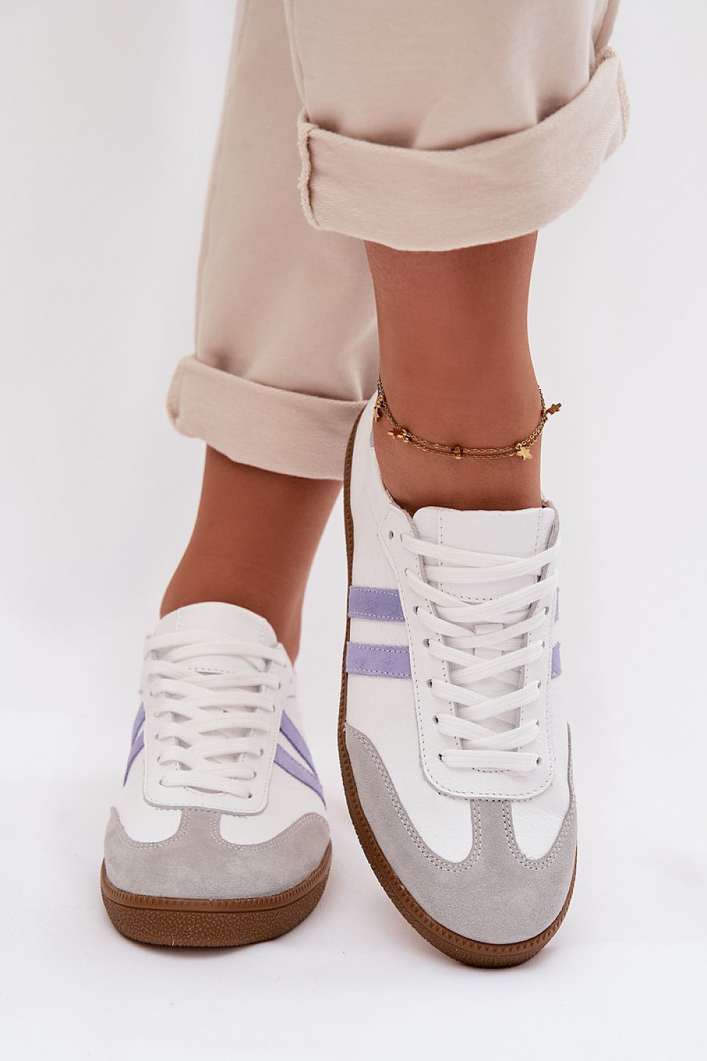   Buty Sportowe Model Zazoo N1068 White/Blue - Step in style 