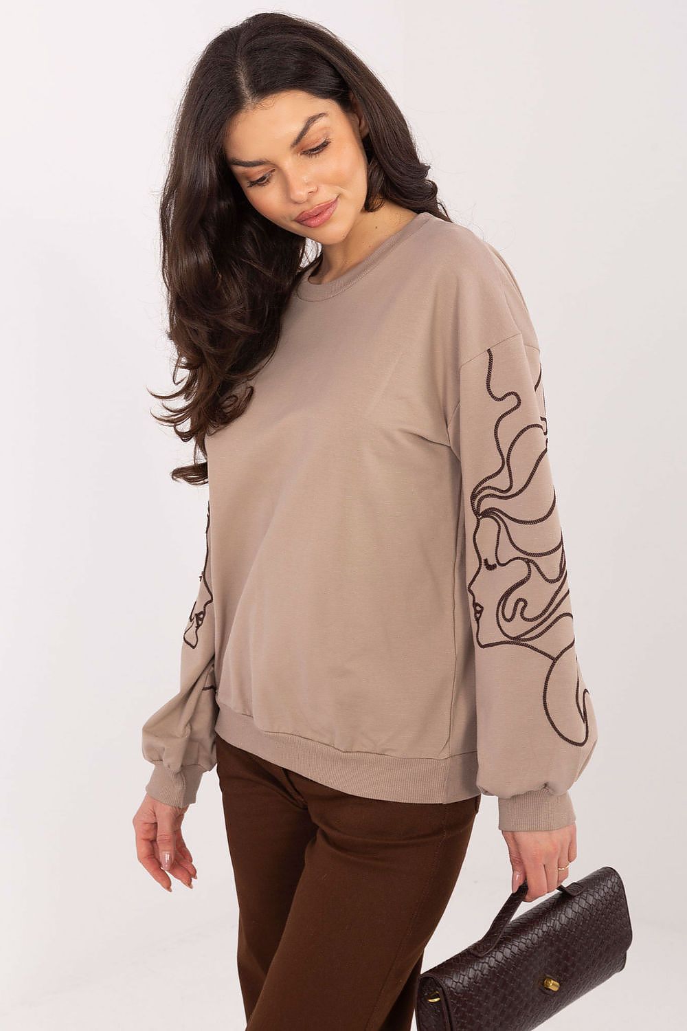   Bluza Model RV-BZ-A176.56 Dark Beige - Relevance 