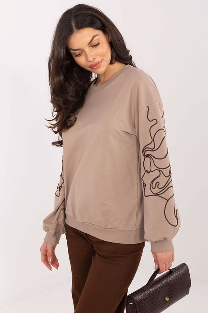   Bluza Model RV-BZ-A176.56 Dark Beige - Relevance 