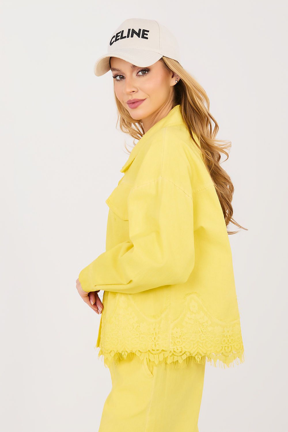   Kurtka Damska Model IT-KR-FL10001.54 Yellow - Rue Paris 