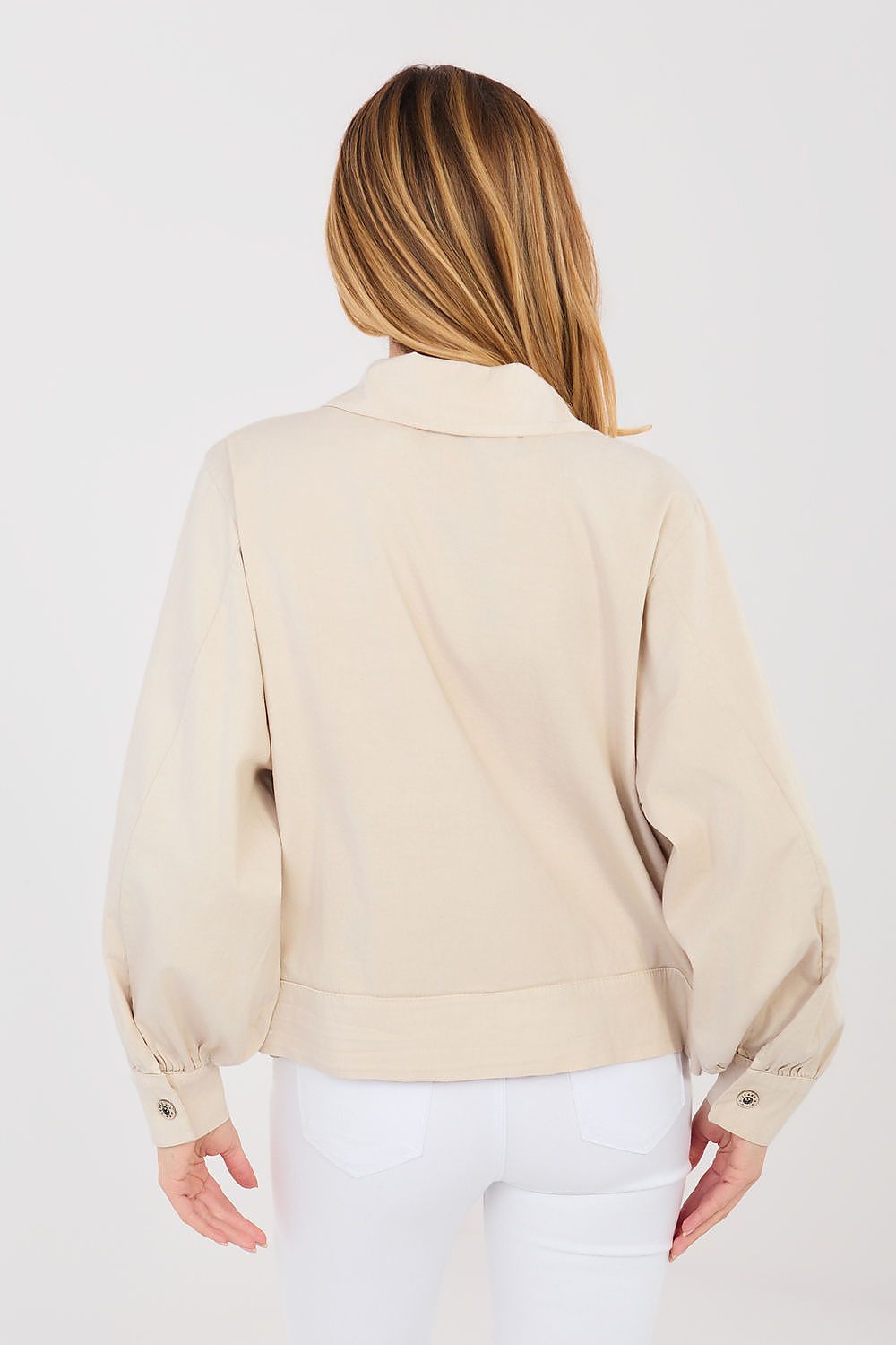   Koszula Damska Model IT-KR-FL10071.50 Beige - Rue Paris 