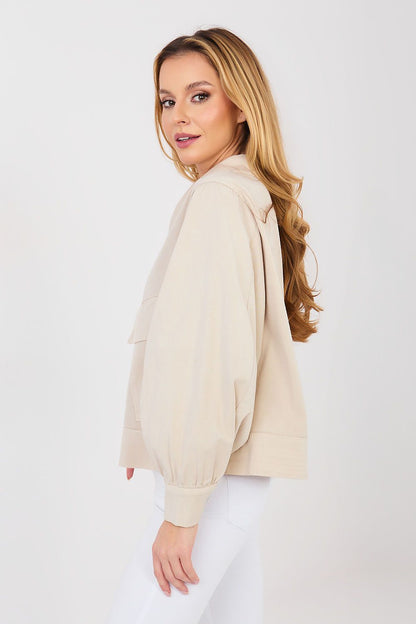   Koszula Damska Model IT-KR-FL10071.50 Beige - Rue Paris 