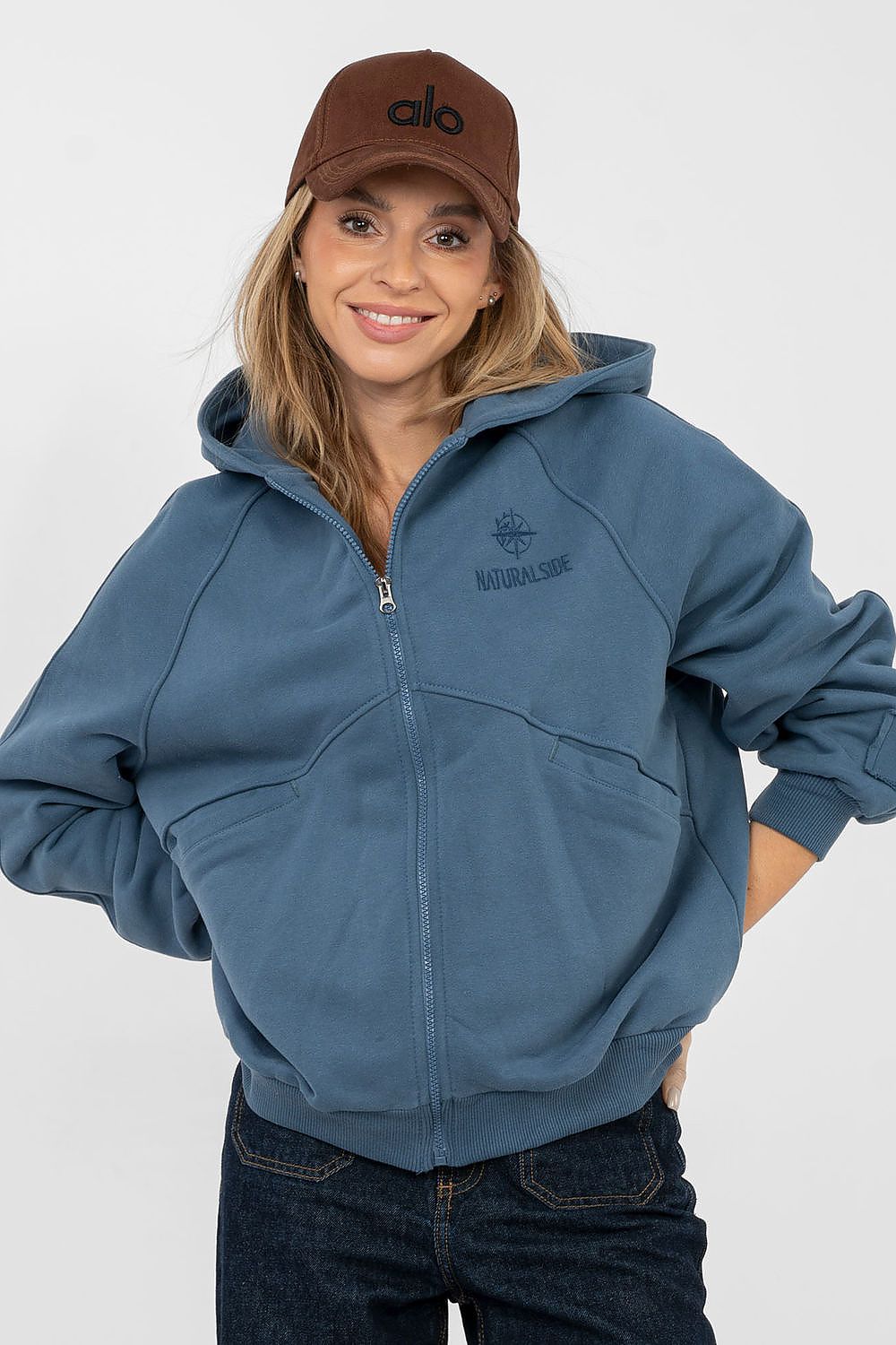   Bluza Damska Model NS-BL-NS2566.15 Dark Blue - Factory Price 