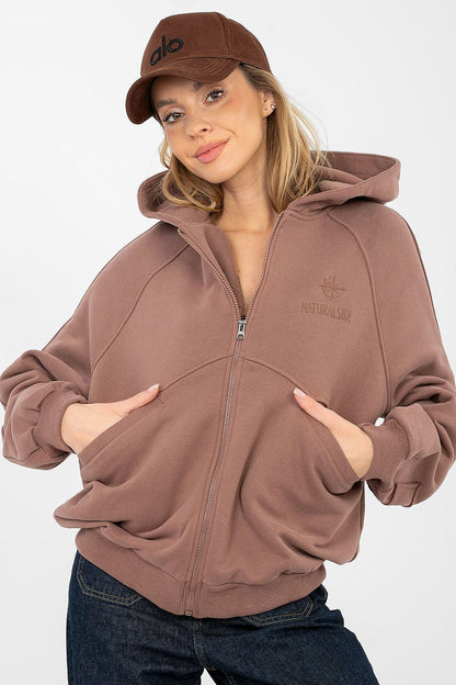   Bluza Damska Model NS-BL-NS2566.15 Brown - Factory Price 