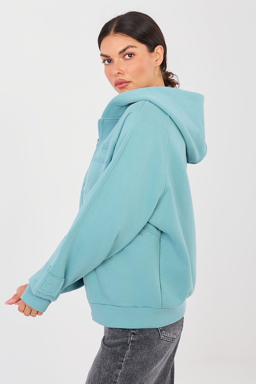   Bluza Damska Model NS-BL-NS2566.15 Turkus - Factory Price 
