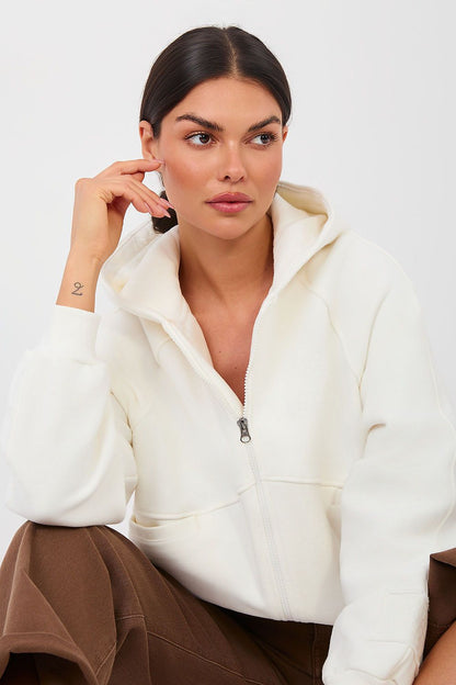   Bluza Damska Model NS-BL-NS2566.15 Ecru - Factory Price 