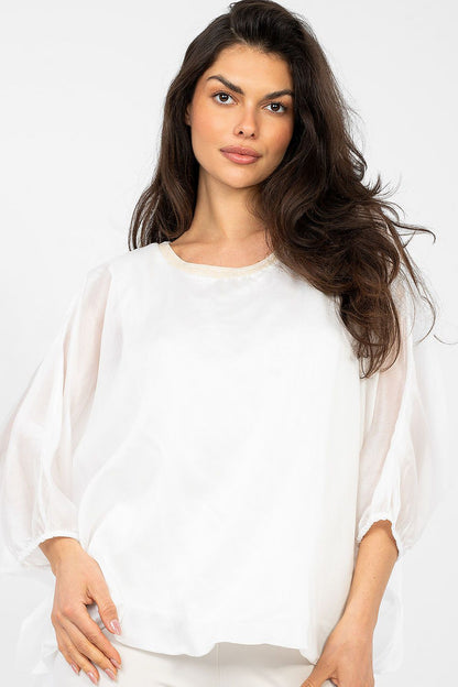   Bluzka Model IT-BZ-18868.81 White - Italy Moda 