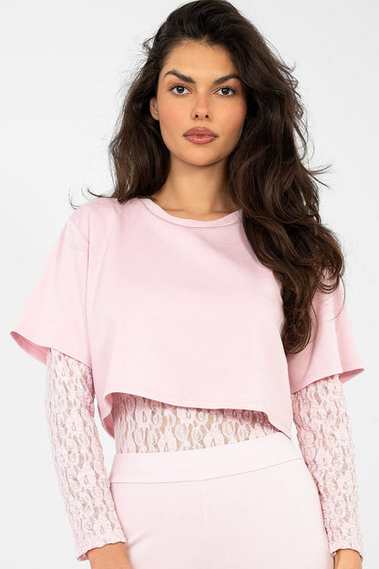   Body Model IT-BO-22159.82 Light Pink - Italy Moda 