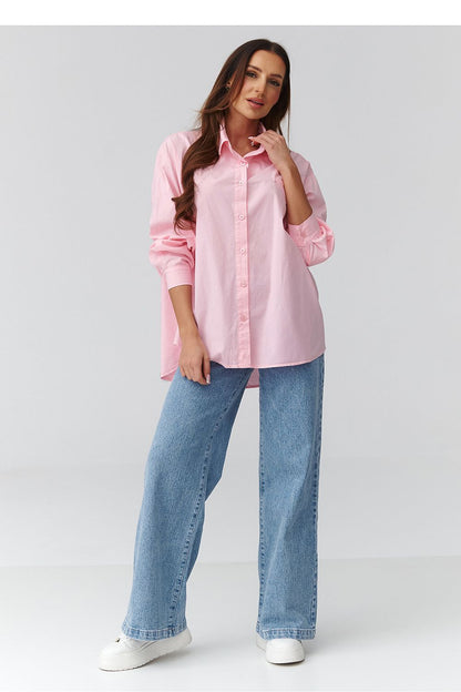  Koszula Damska Model C46 Pink - Makadamia 