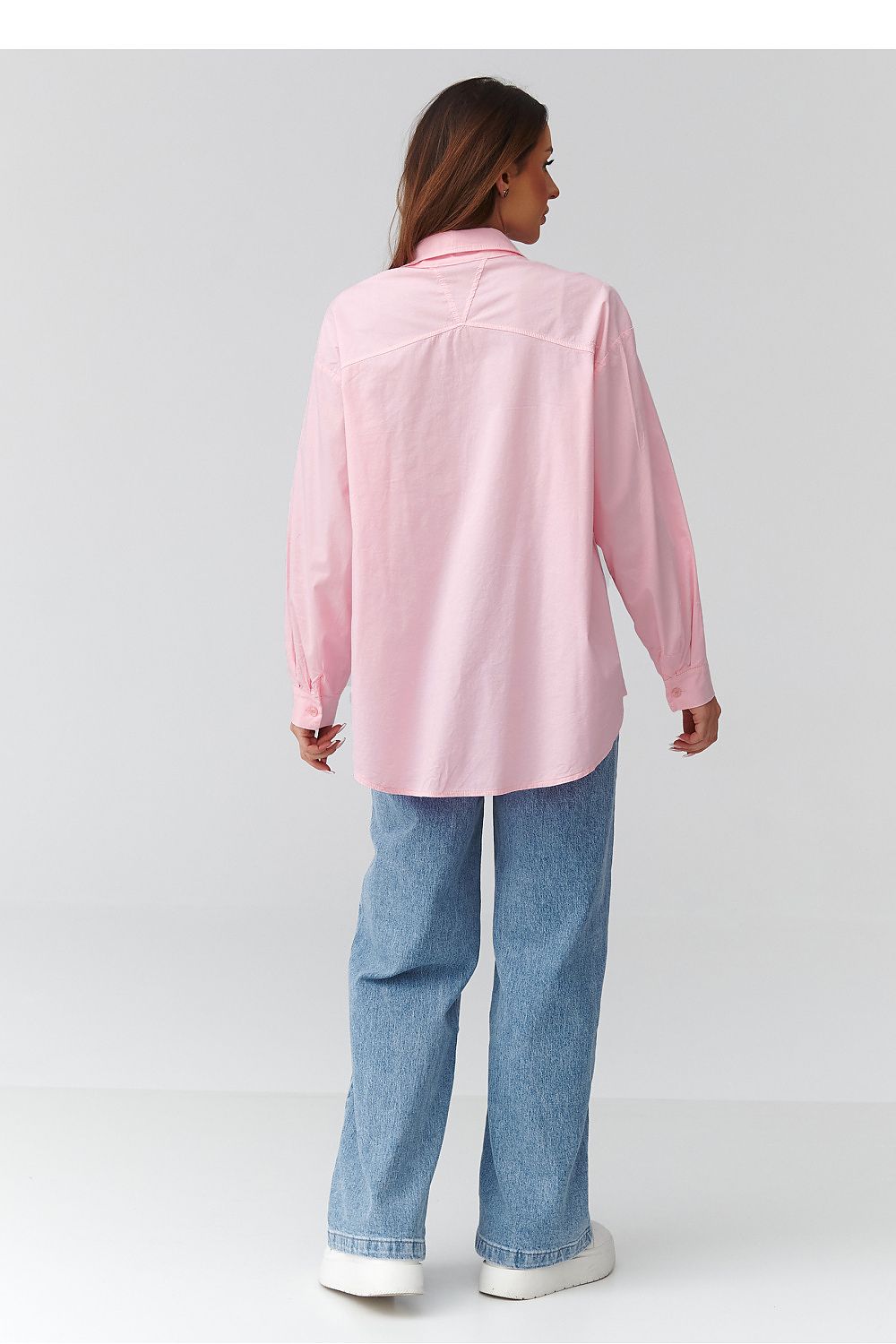   Koszula Damska Model C46 Pink - Makadamia 