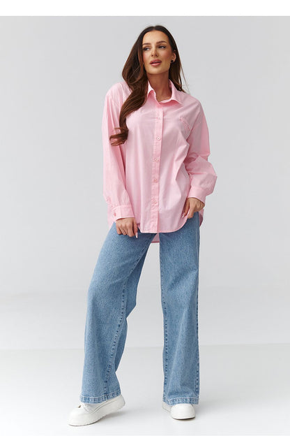   Koszula Damska Model C46 Pink - Makadamia 