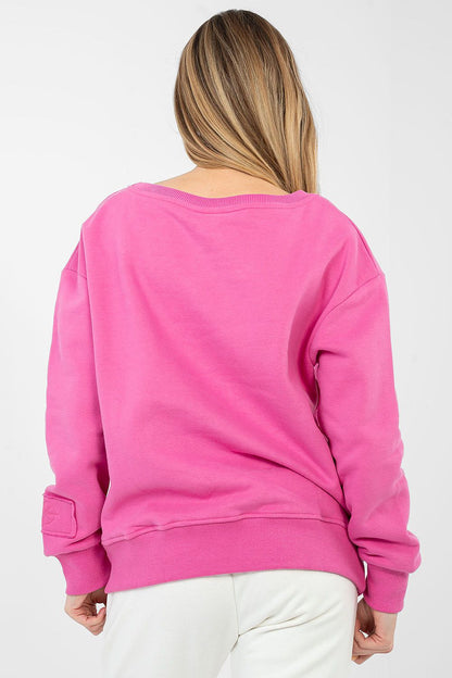   Bluza Damska Model NS-BL-NS2567.03 Dark Pink - Factory Price 