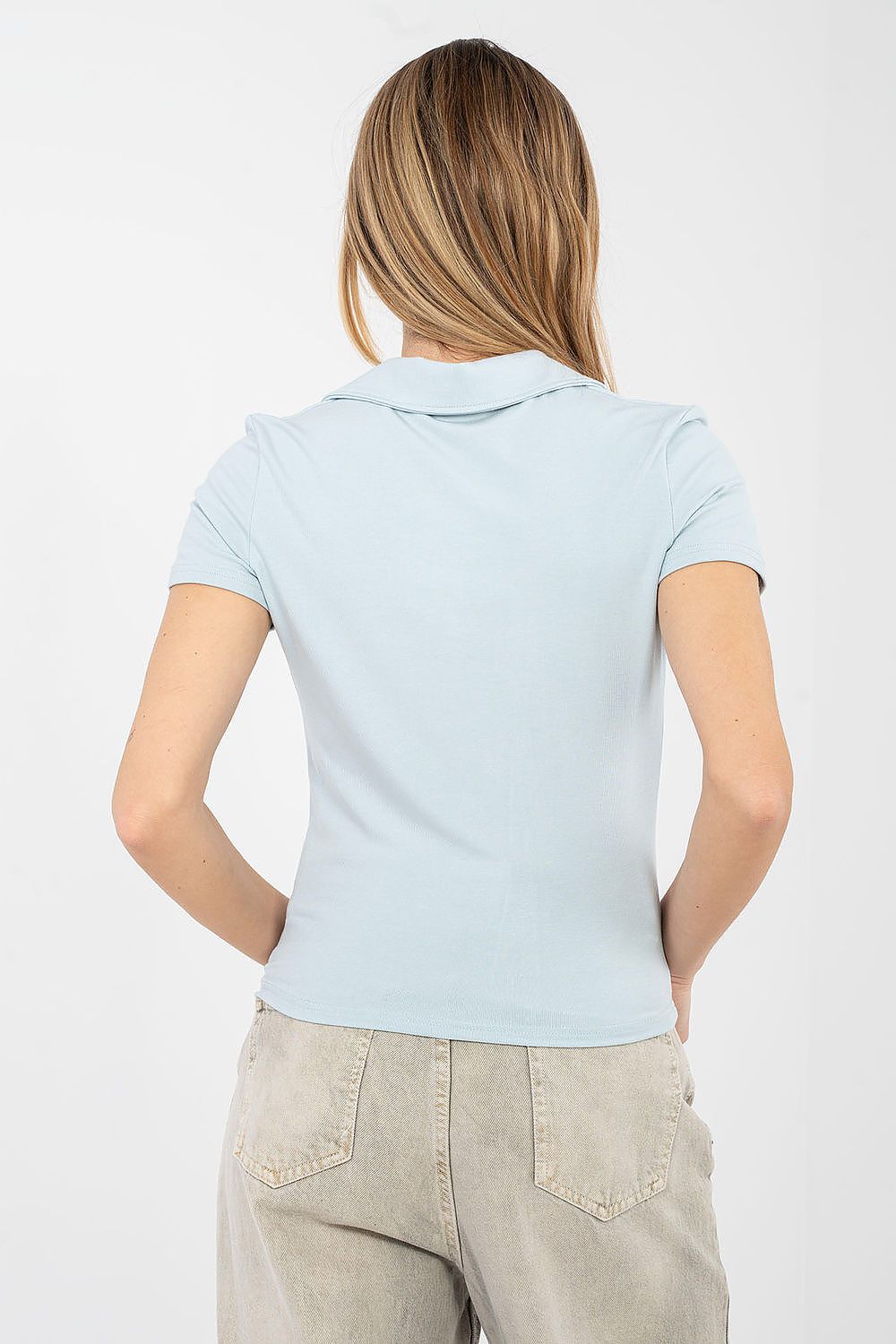   Bluzka Model PM-BZ-SF189.91 Light Blue - Factory Price 