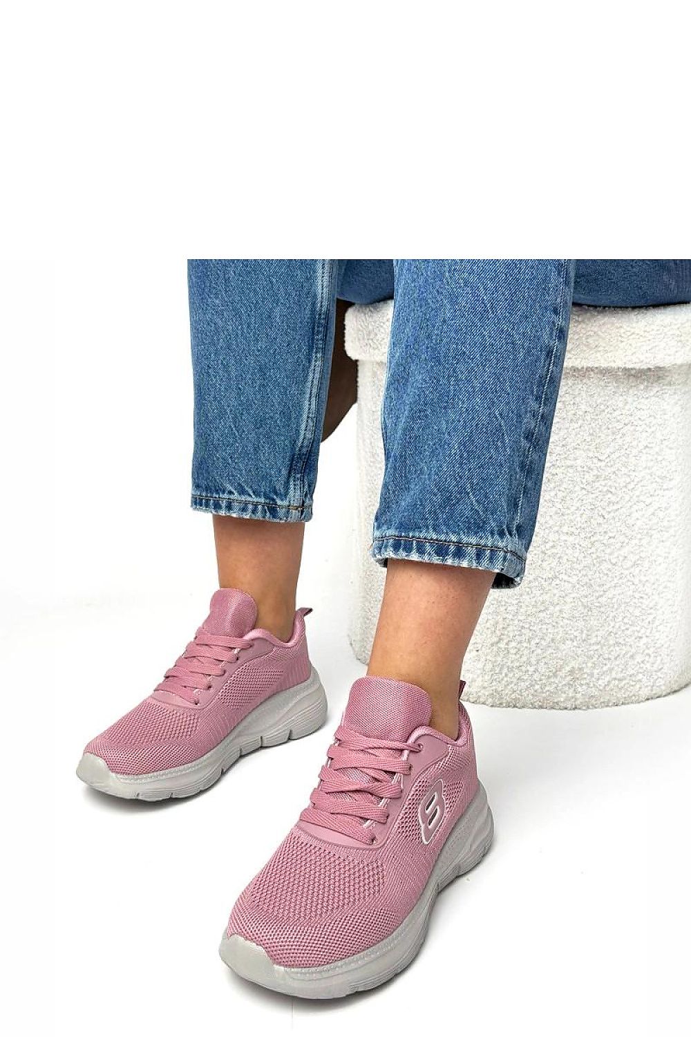   Buty Sportowe Model Lucia 9090 Pink - Solea 
