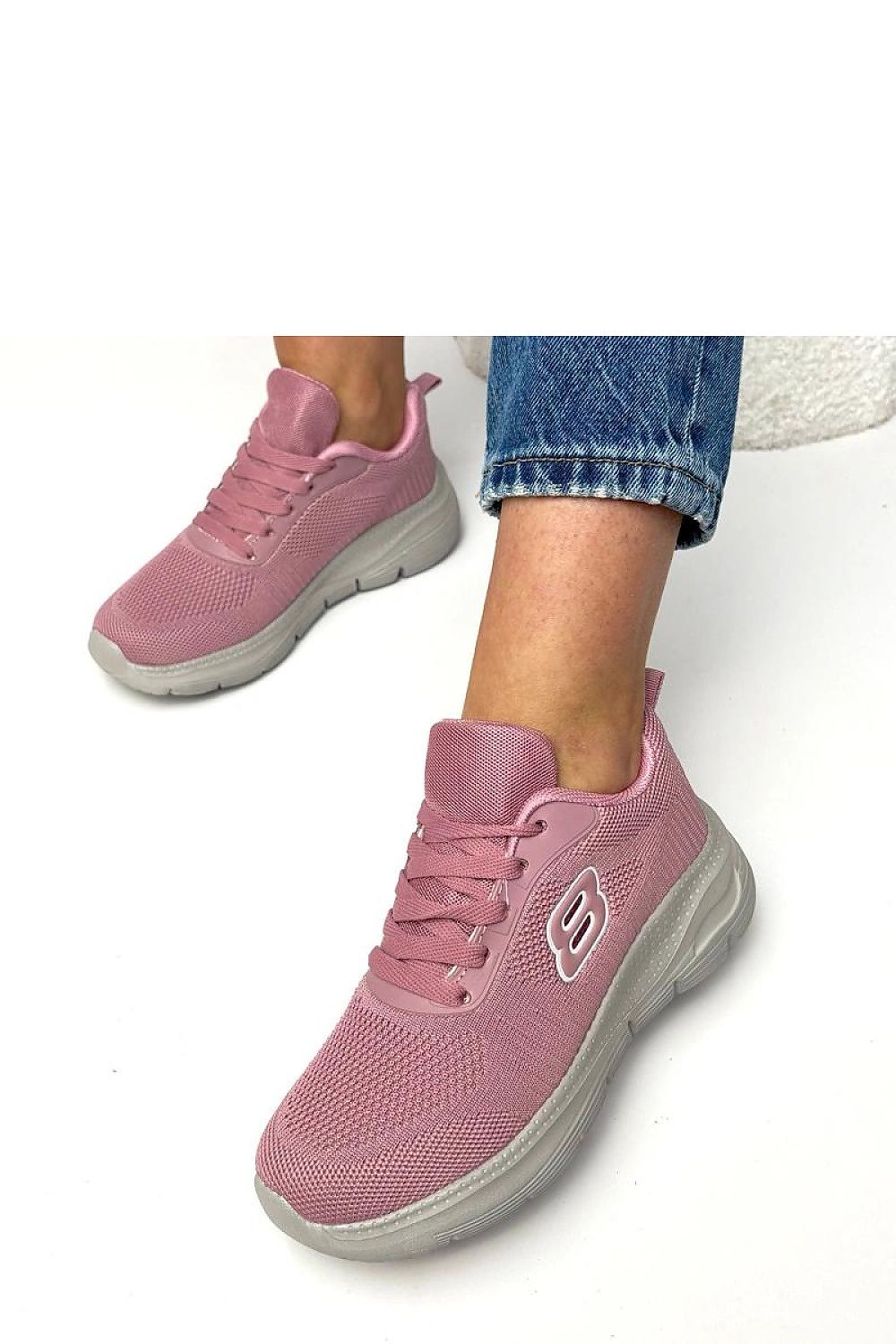   Buty Sportowe Model Lucia 9090 Pink - Solea 