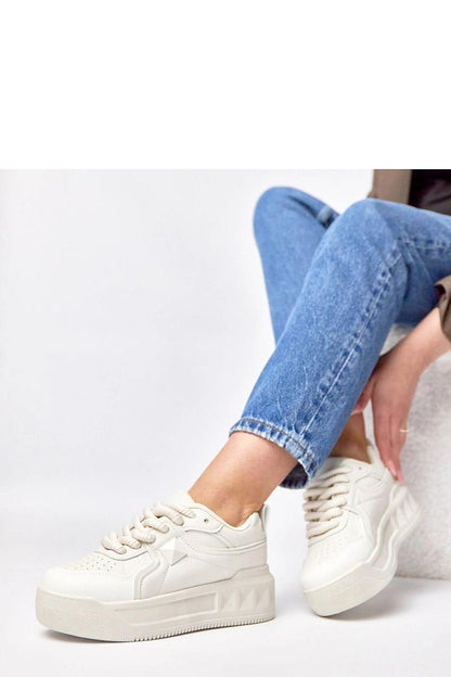   Buty Sportowe Model Alessandra MB189-1 Beige - Solea 