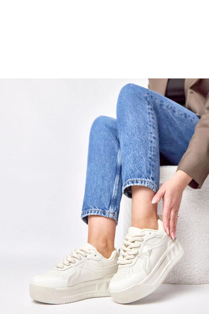   Buty Sportowe Model Alessandra MB189-1 Beige - Solea 