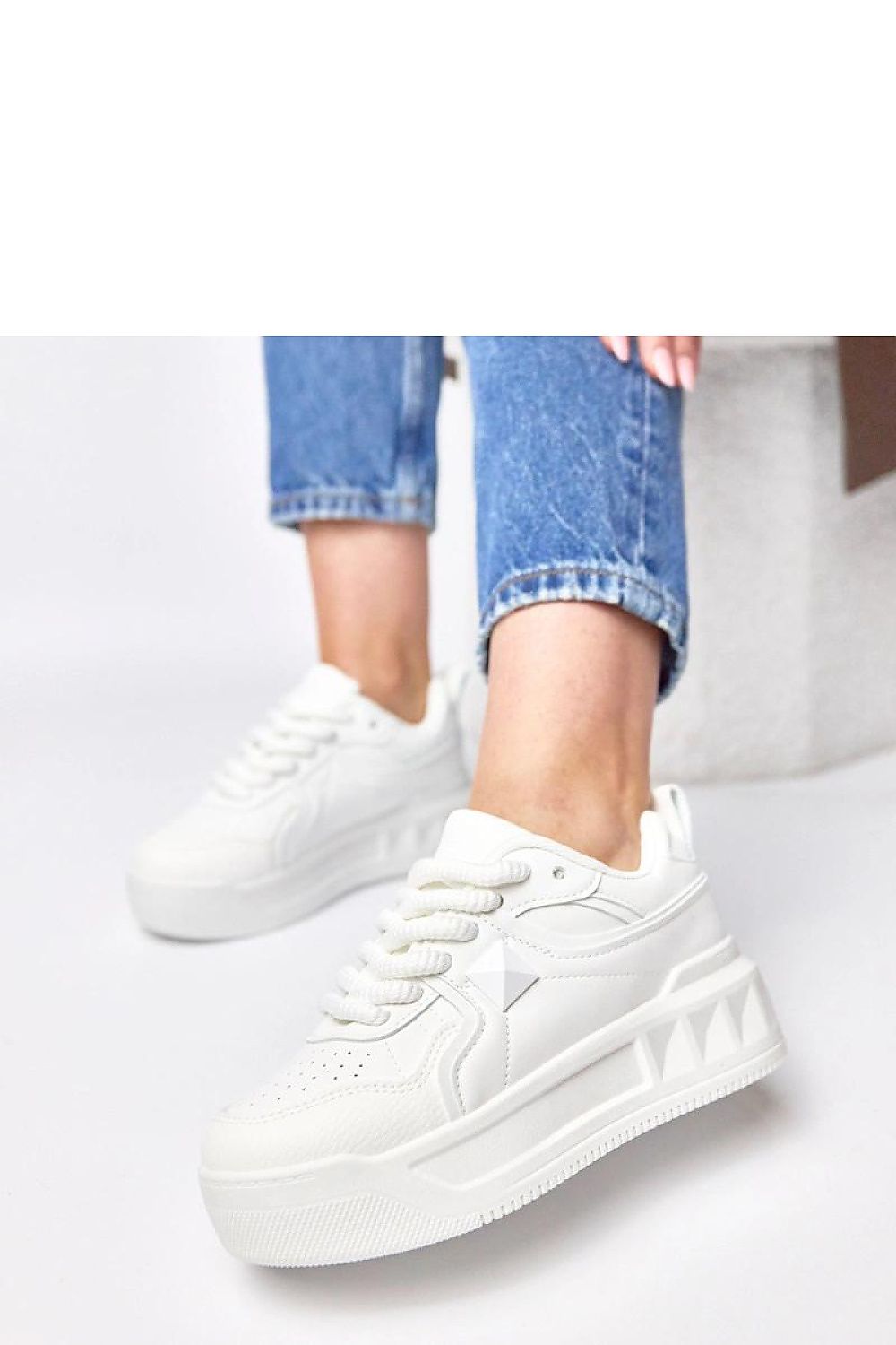  Buty Sportowe Model Alessandra MB189-2 White - Solea 