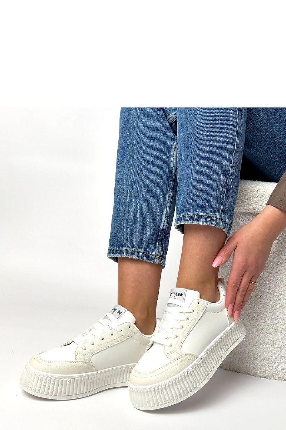   Buty SPortowe Model Solange 5681 White - Solea 