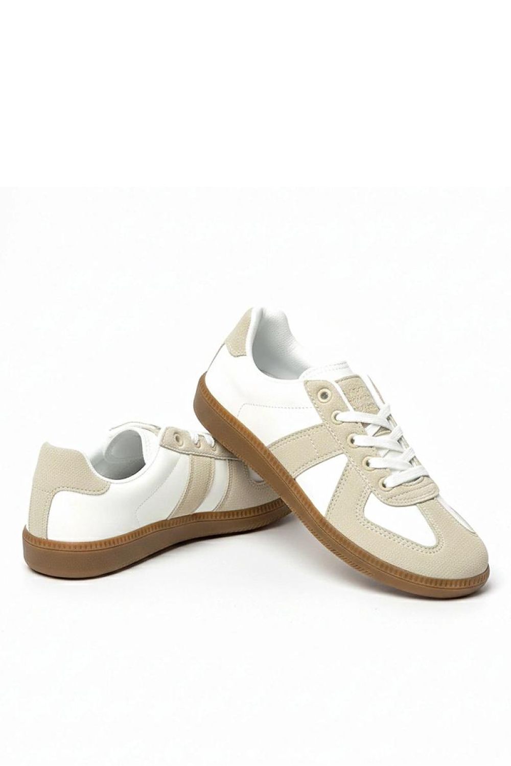   Buty Sportowe Model Valentine 881215-3 White/Beige - Solea 
