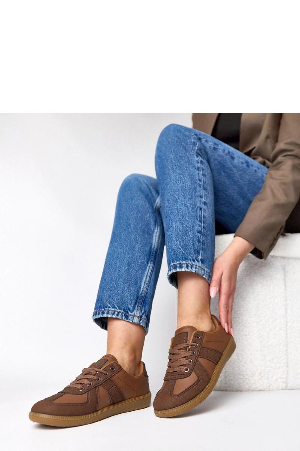    Buty Sportowe Model Valentine 881215-5 Brown - Solea 