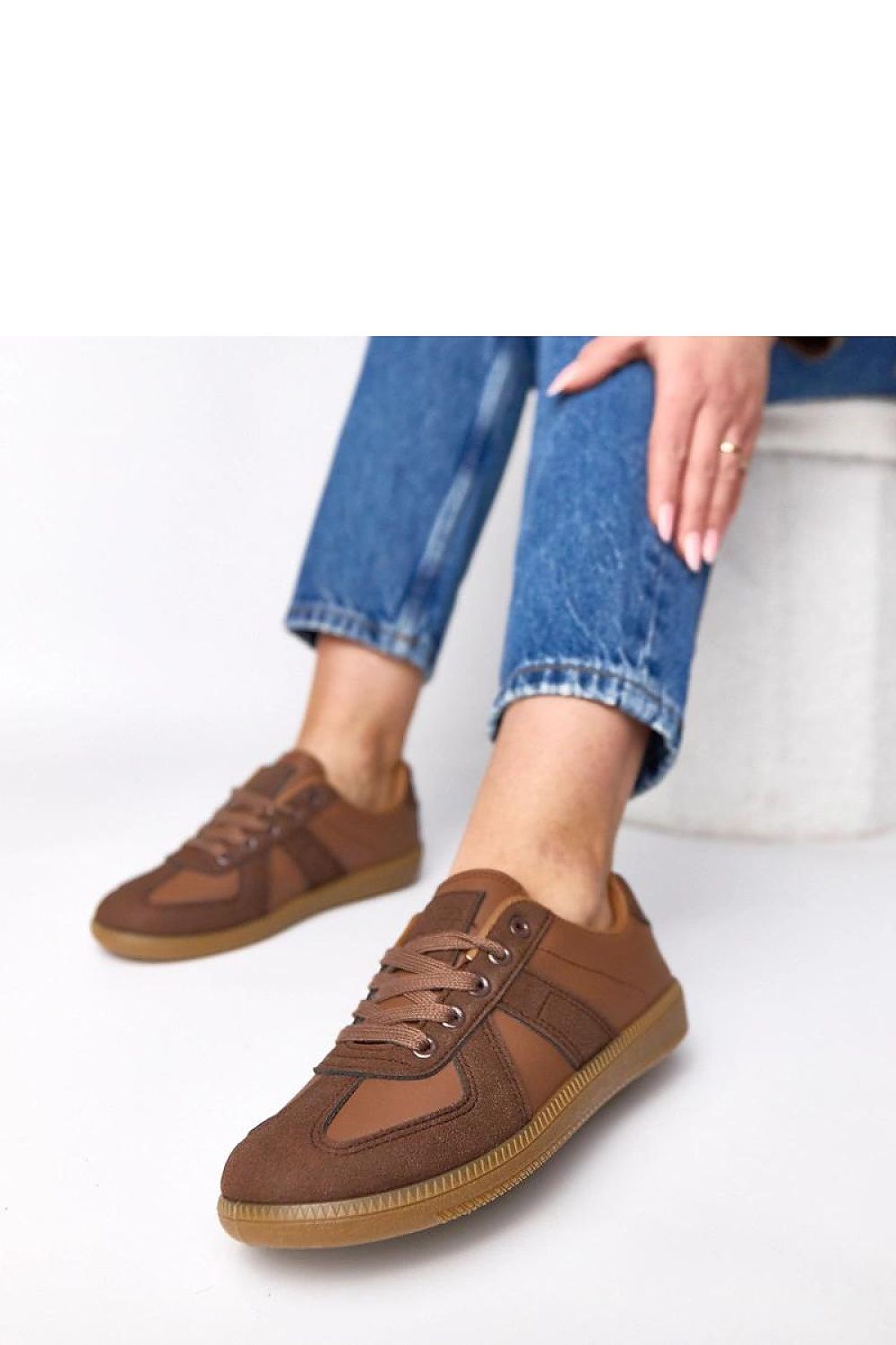    Buty Sportowe Model Valentine 881215-5 Brown - Solea 
