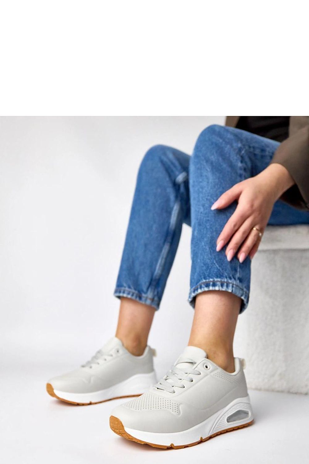   Buty Sportowe Model Sylvie 8928 Grey - Solea 