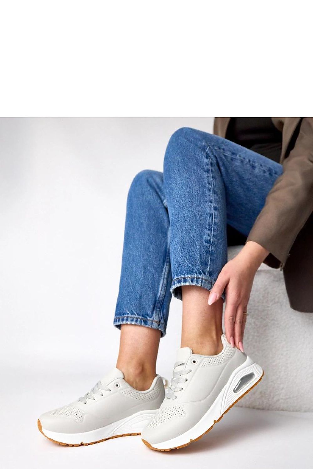   Buty Sportowe Model Sylvie 8928 Grey - Solea 