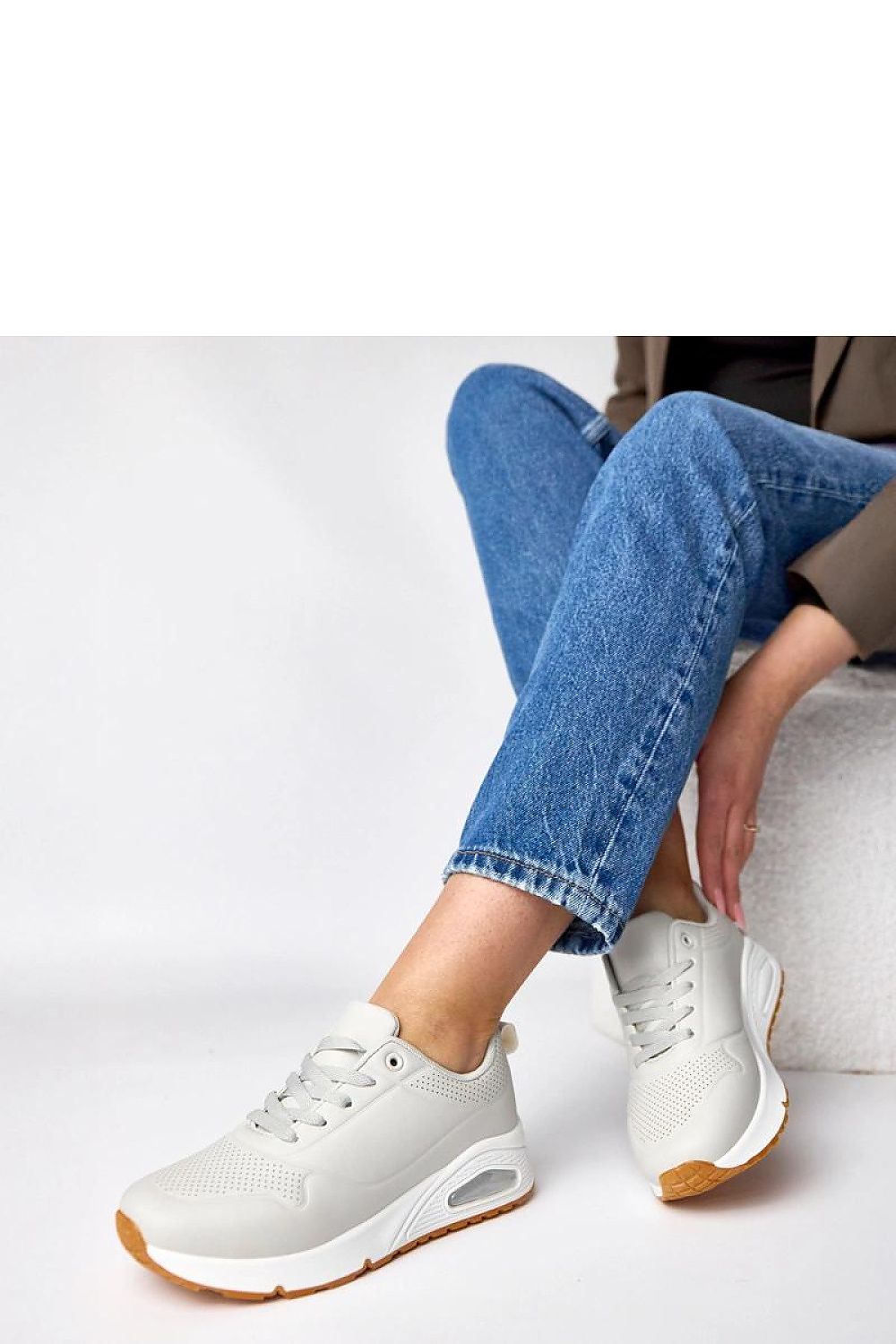   Buty Sportowe Model Sylvie 8928 Grey - Solea 