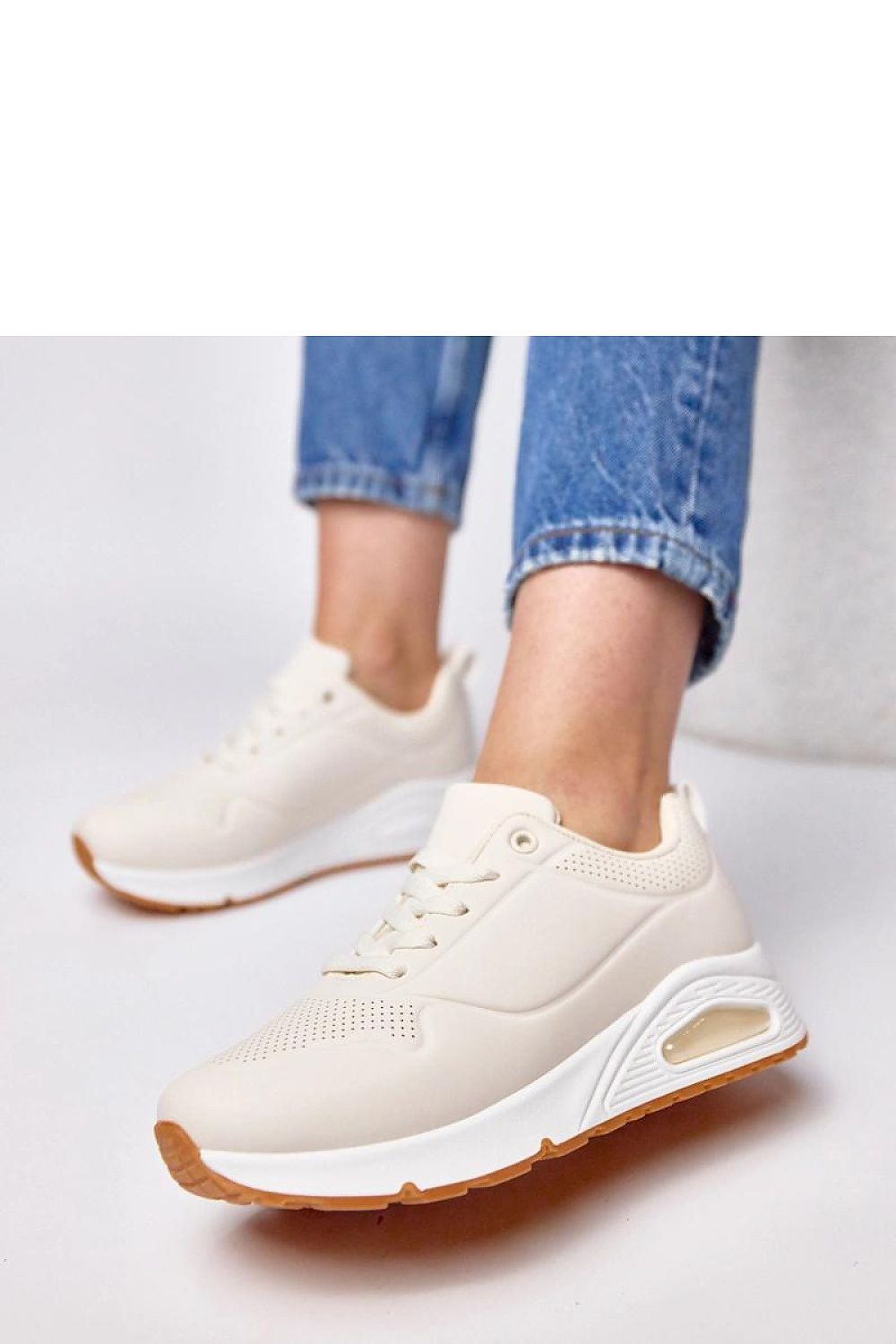   Buty Sportowe Model Sylvie 8928 Beige - Solea 