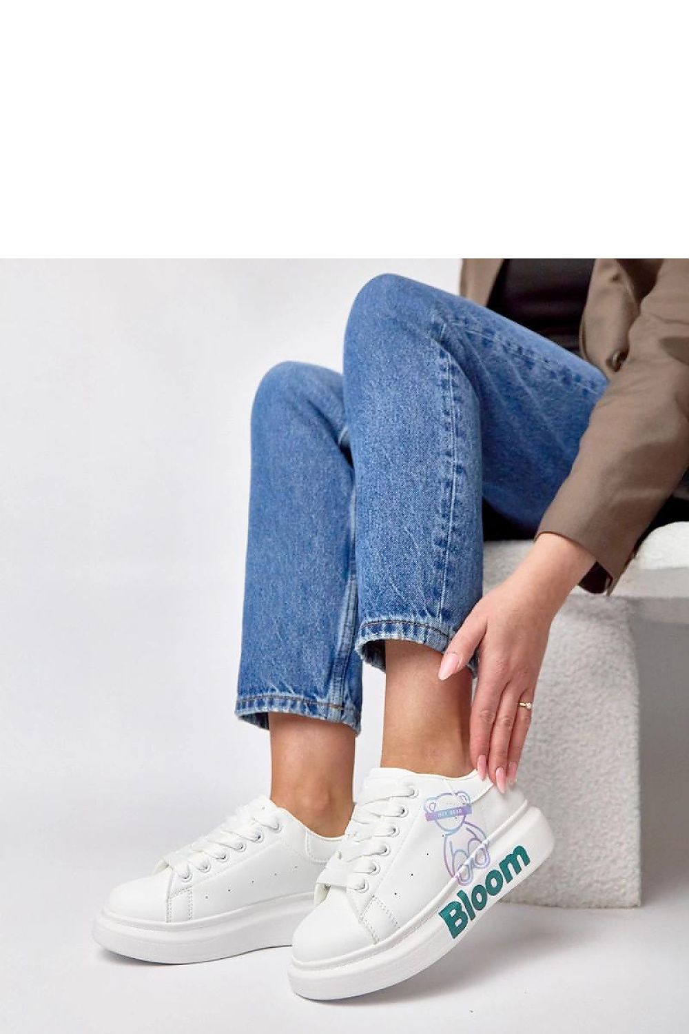   Buty Sportowe Model Margot 5680-2 White - Solea 