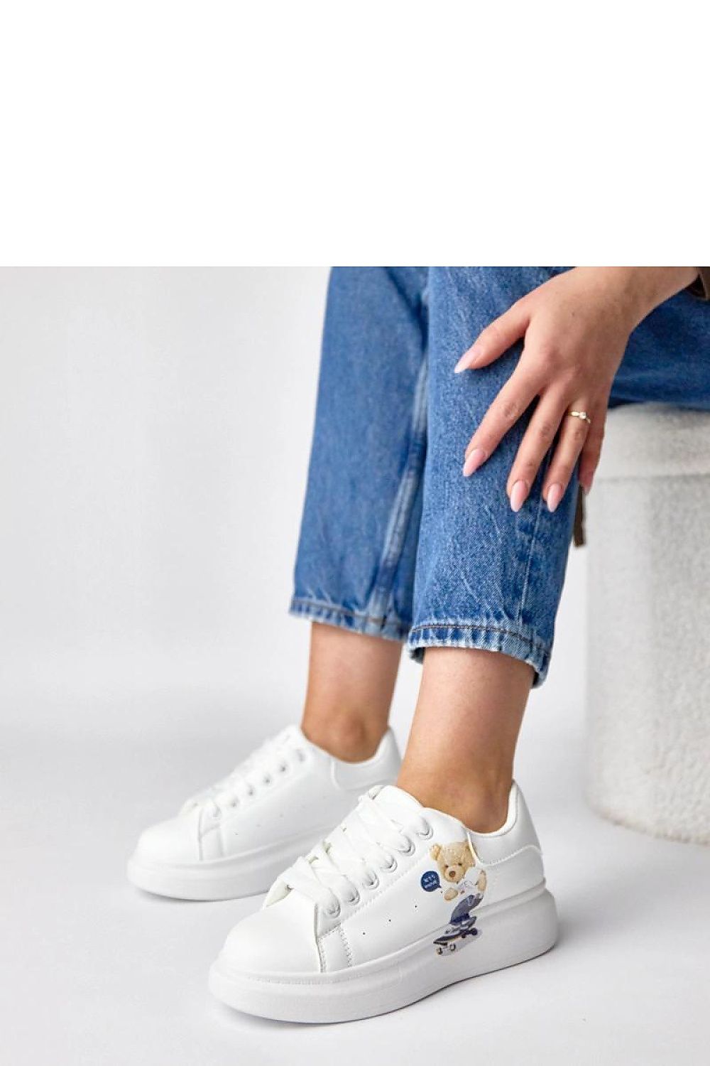   Buty Sportowe Model Margot 5680-3 White - Solea 