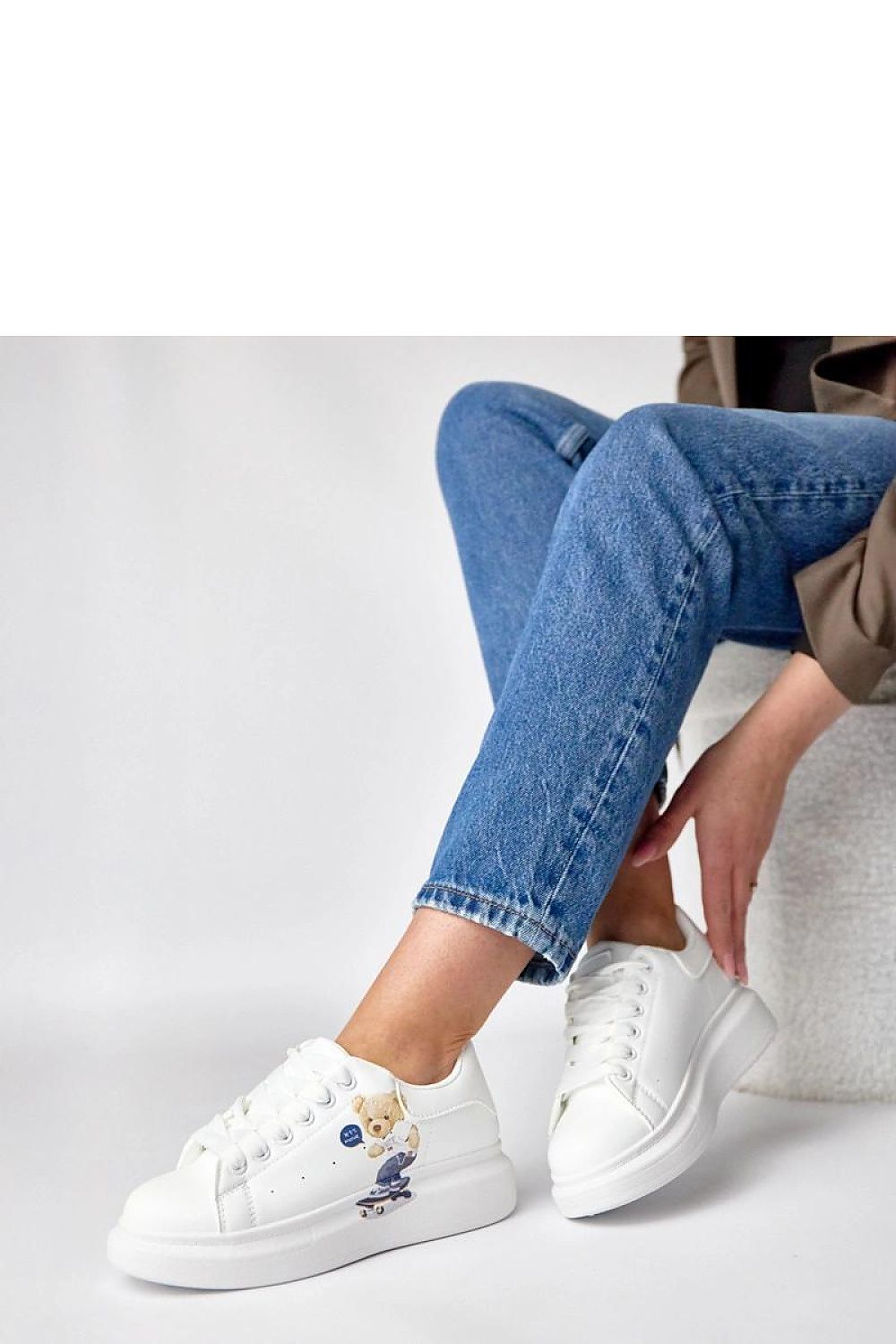   Buty Sportowe Model Margot 5680-3 White - Solea 