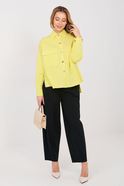   Koszula Damska Model IT-KS-FL9968.28 Yellow - Italy Moda 