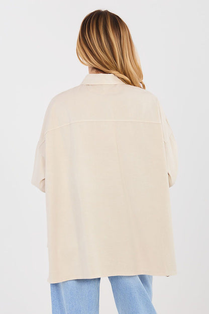   Koszula Damska Model IT-KS-FL9968.48 Beige - Italy Moda 