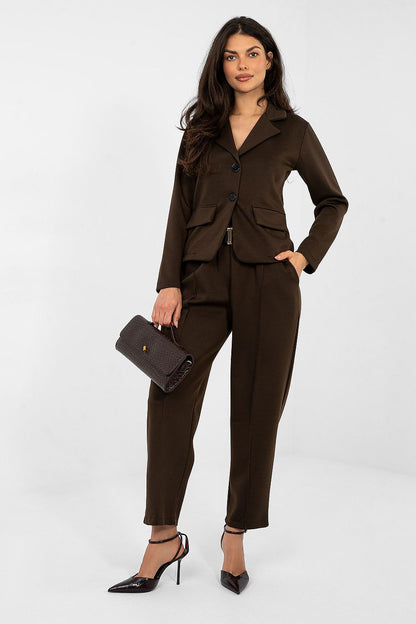  Marynarka Model IT-MA-22201.82 Dark Brown - Italy Moda 