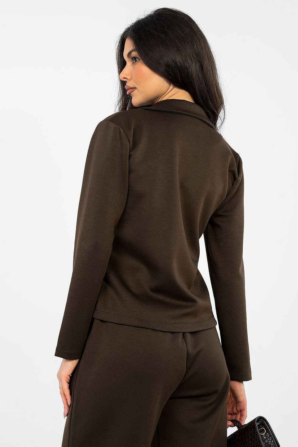   Marynarka Model IT-MA-22201.82 Dark Brown - Italy Moda 